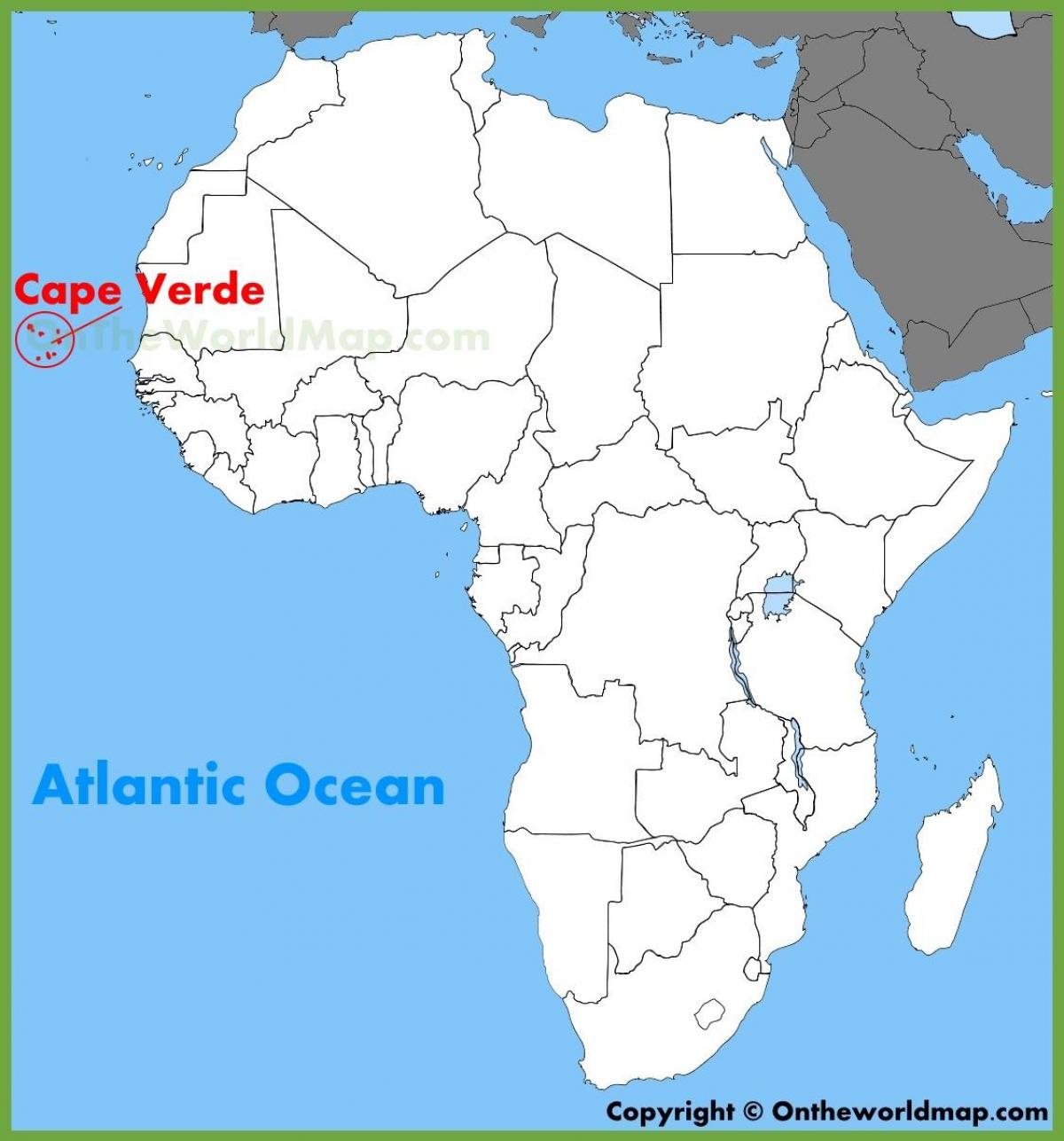 sal Cabo Verde Landkarte
