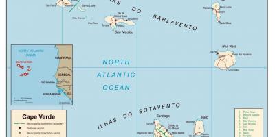 Karte von Cabo Verde